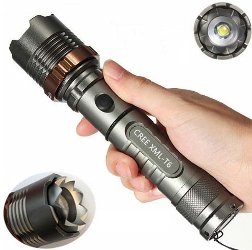 CREE t6 glare flashlight T6 flashlight T6 zoom rechargeable flashlight